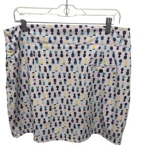 Emerald 18 Pineapple Print Skort